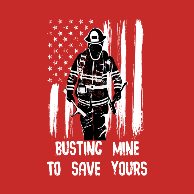 Firefighter Busting Mine To Save Yours by psiloveyou