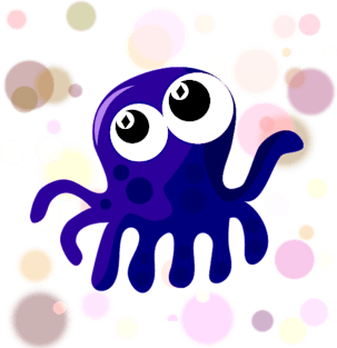 Bubbly Octopus Magnet