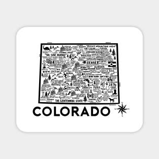 Colorado Map Magnet
