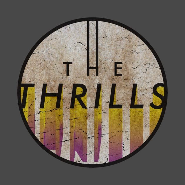 THE THRILLS - VINTAGE YELLOW CIRCLE by GLOBALARTWORD