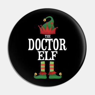 Doctor Elf Matching Family Group Christmas Party Pajamas Pin