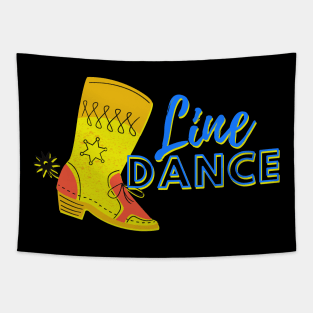 Line Dance Boots Tapestry