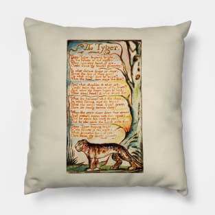 The Tyger - William Blake: Pillow