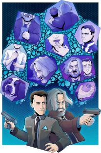 Detroit: Become In Love With These Characters Magnet