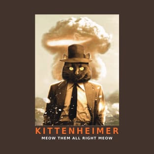 "KITTENHEIMER" Parody Design T-Shirt