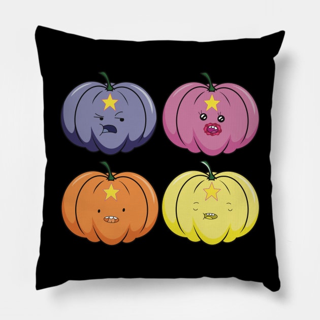 Lumpy Space Pumpkin Pillow by Tommymull Art 