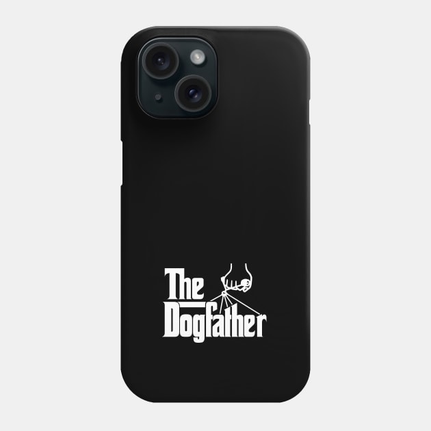 The DogFather (white) Phone Case by curiousQ