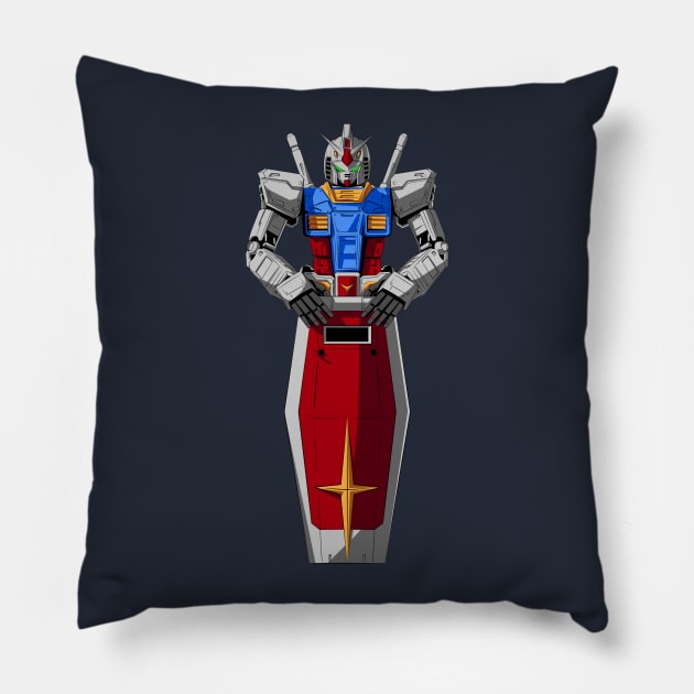 Gundam RX78 end Pillow by garistipis