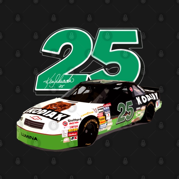 Ken Schrader #25 Signature by stevenmsparks