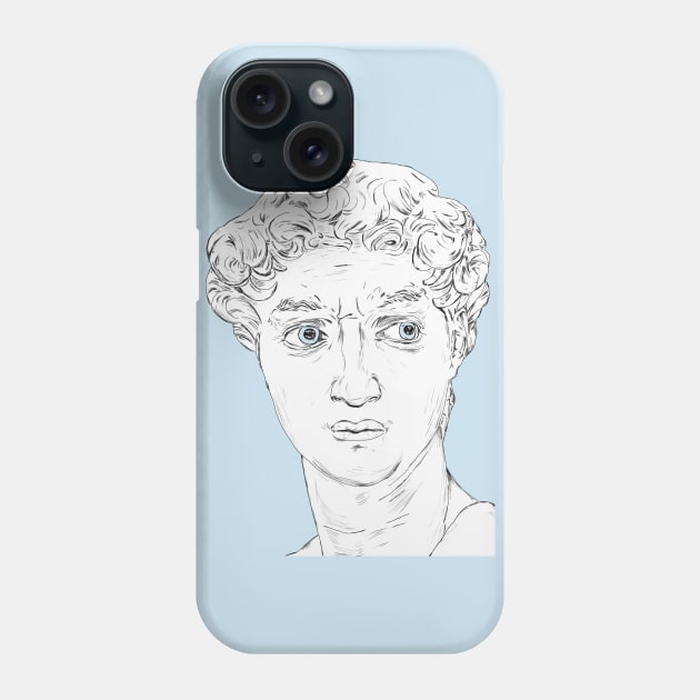 David Phone Case by mehmetnaimoglu