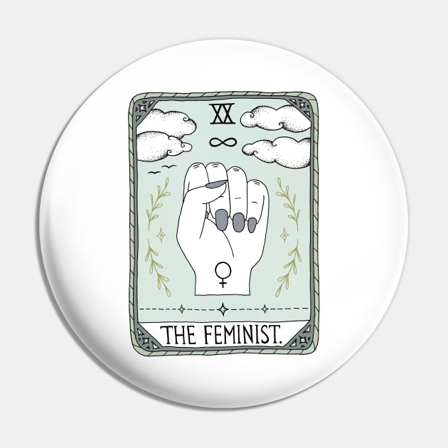 The Feminist Pin by Barlena