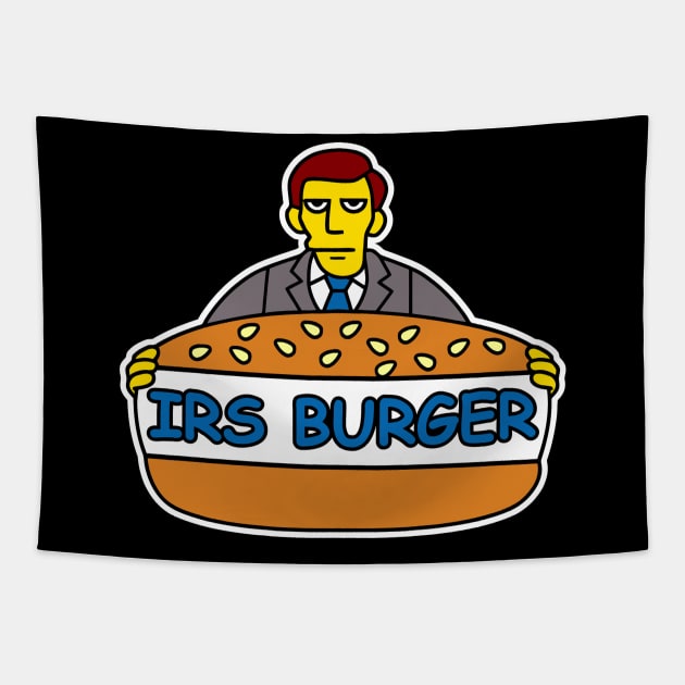 tax burger Tapestry by buby87