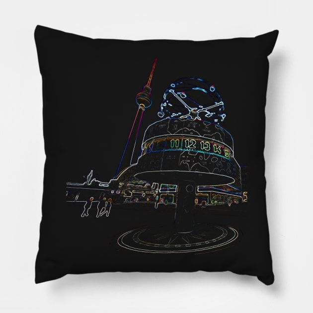 berlin city Pillow by hottehue