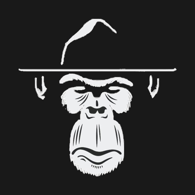 Sheriff Monkey by Tee Designer 