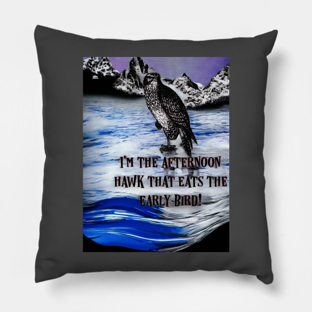 Afternoon hawk 1 Pillow by Terzetto 