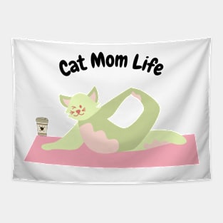 I am a proud cat mom Mom Gift Tapestry