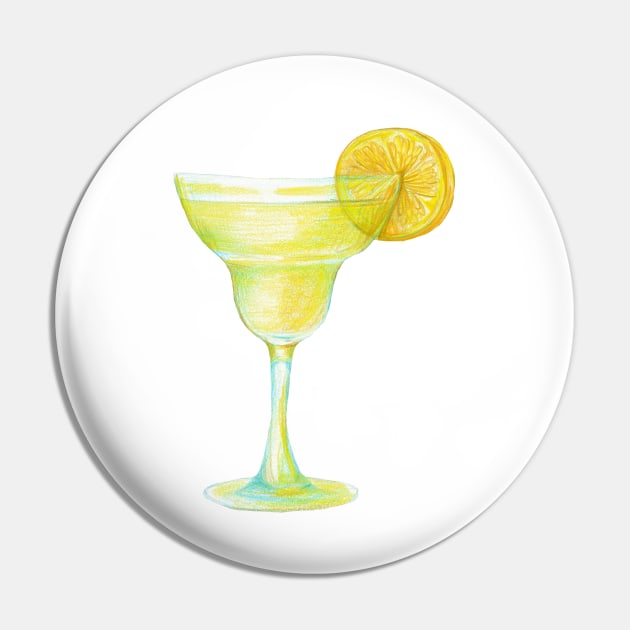 Beaker with lemon Pin by lisenok