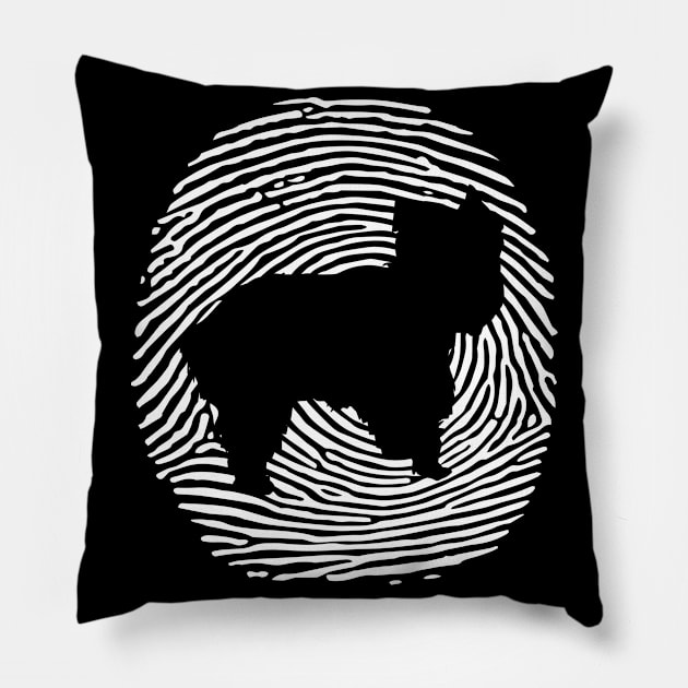 Yorkshire Terrier DNA Fingerprint Dog Yorkshire Terrier Pillow by Shirtjaeger