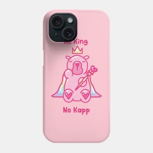 All King No Kapp quote - Khat&Kappibara Phone Case