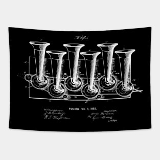 Original Gramophone Patent Blueprint 1902 Tapestry