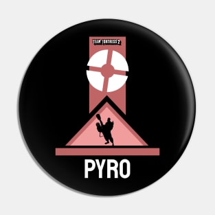 Pyro Team Fortress 2 Pin