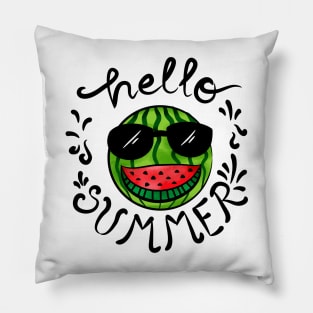 hello summer watermelon Pillow