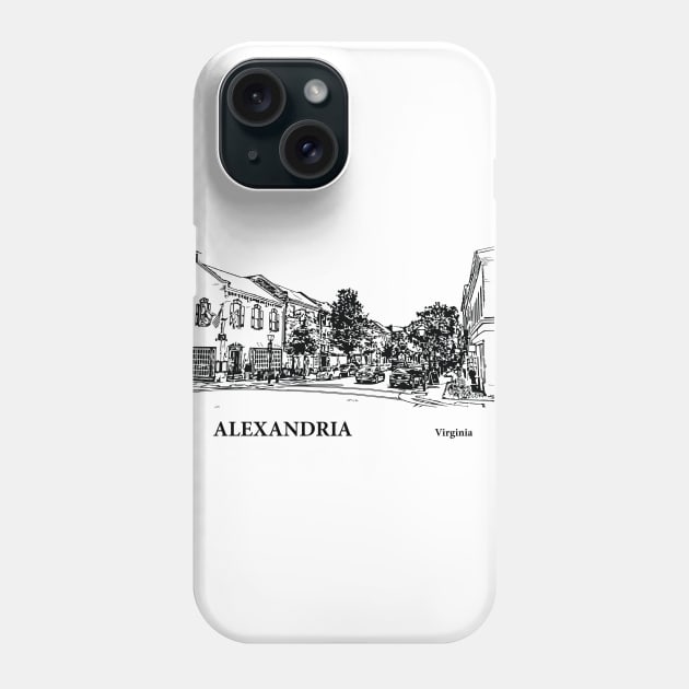 Alexandria - Virginia Phone Case by Lakeric