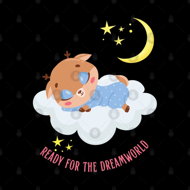 Ready for the dream world Hello little cow in pajamas sleeping cute baby outfit by BoogieCreates