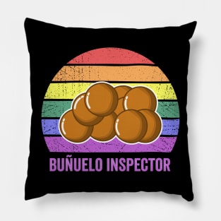 Retro Buñuelo Inspector Pillow