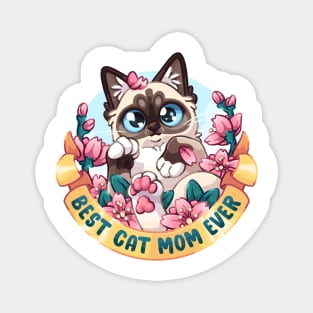 Best Cat Mom Ever Magnet