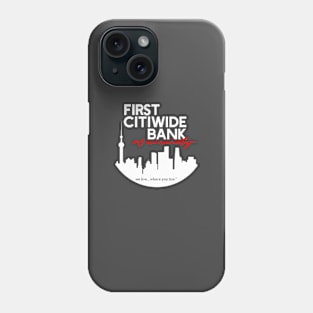 Welcome to the First Citiwide Bank of Anxiety — We live where you live. (Light) Phone Case