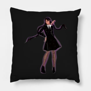 Wednesday Friday Addams 2 Pillow