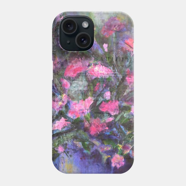 Pink Carnations Phone Case by ClaireBull