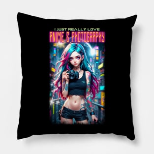 I just really love Anime & Photography 03 Pillow