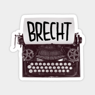 Typewriter Brecht, Gift for Writer Magnet