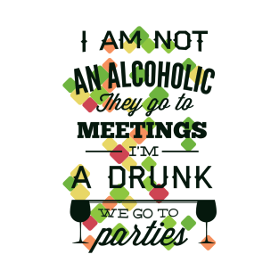 Alcoholic Party Shirt T-Shirt