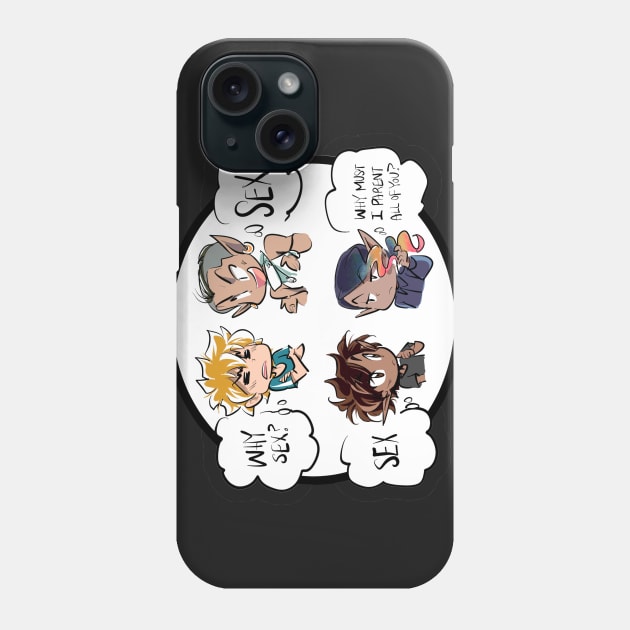 WHY SEX? Phone Case by SHOP ACHIRU