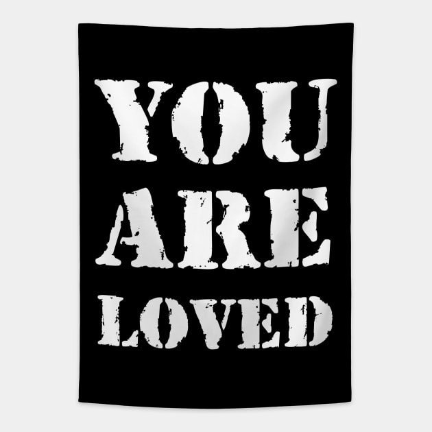 You are loved Tapestry by Erena Samohai