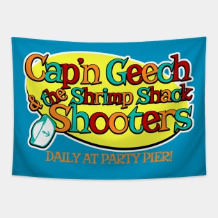 Captain Geech and the Shrimp Shack Shooters Tapestry