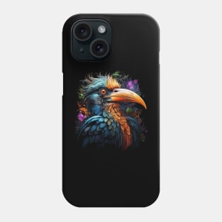 Hornbill Rainbow Phone Case