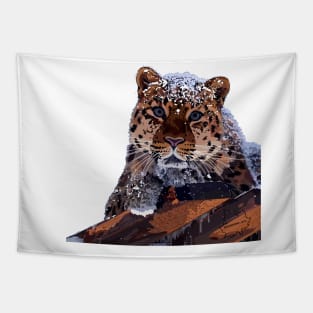 Far Eastern leopard Tapestry