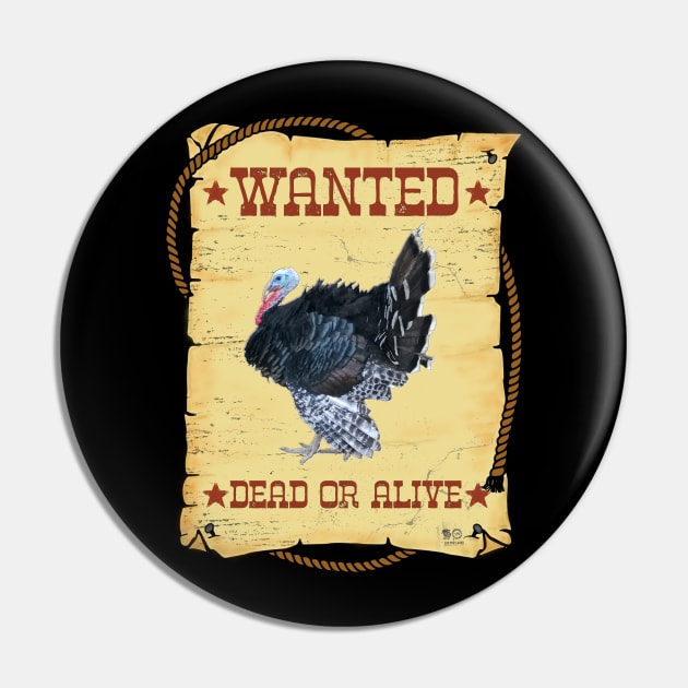 Turkey Thanksgiving Hunter Pin by BurunduXX-Factory