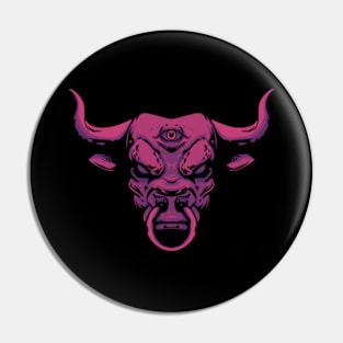 Neon bull Pin