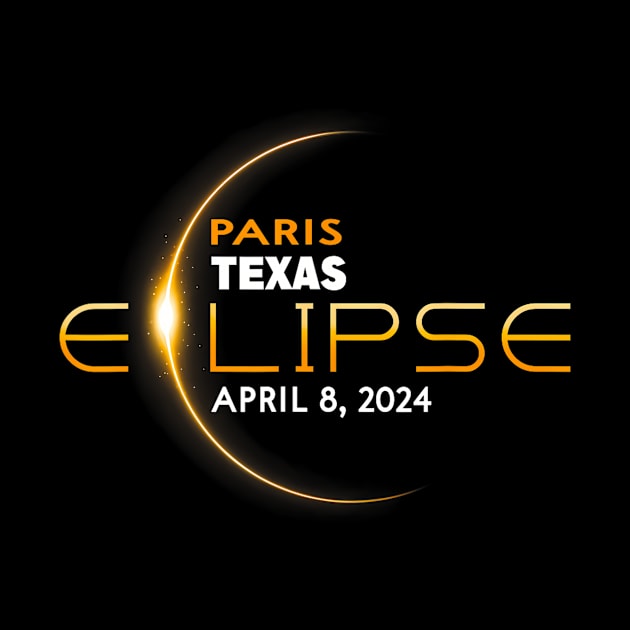 Paris Texas Total Solar Eclipse 2024 by SanJKaka