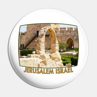 Israel, Jerusalem. Citadel Arch Pin