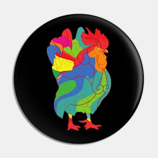 Rooster Pin