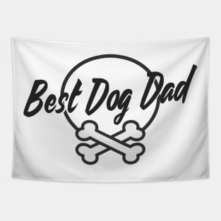 Best Dog Dad Since Ever Puppy Daddy Father Paw Dog Lover Tapestry