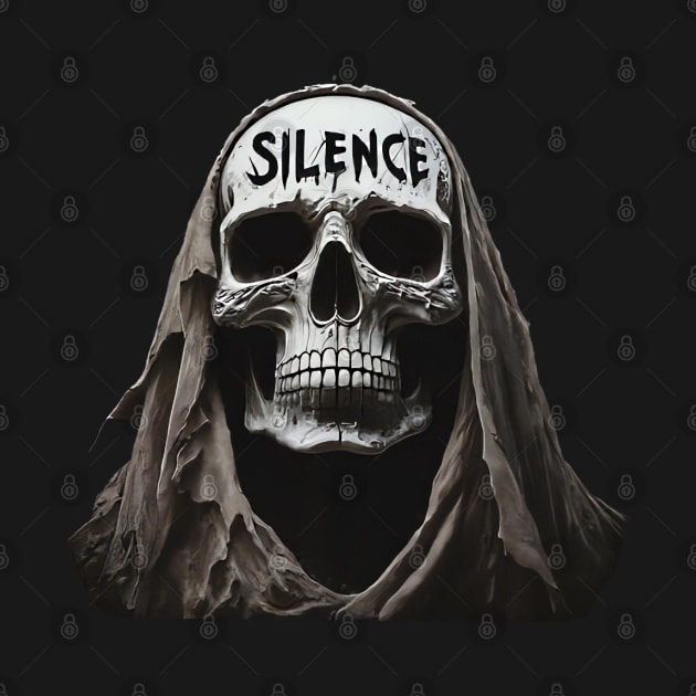 Skull Veil Silence by SkellySquad