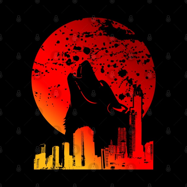 Blood Moon | Red Full Moon by VISUALUV