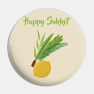 Wish You a Very Joyful Sukkot Pin